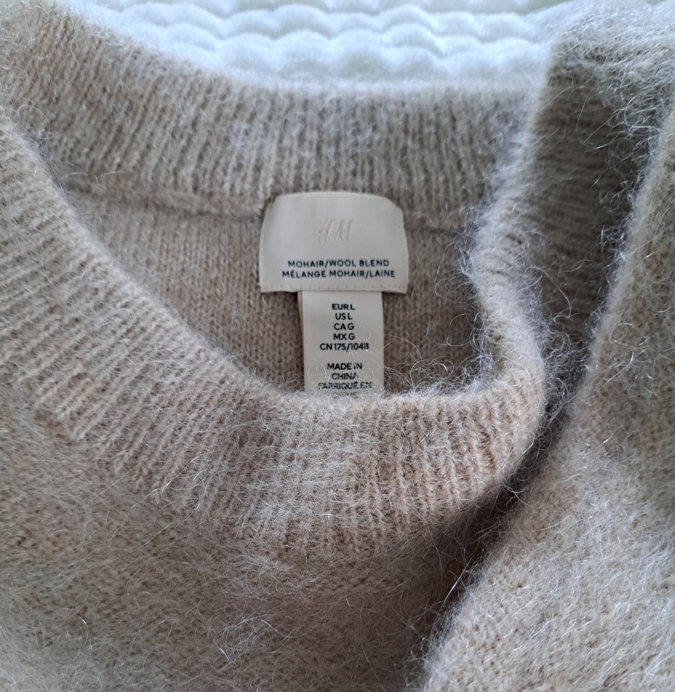 Mohair sweater NWOT.  Never worn.  Not itchy